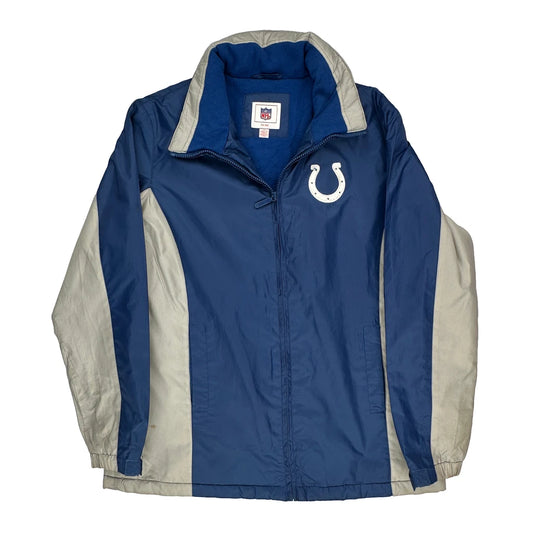 Indianapolis Colts Nfl Windbreaker - Large Blue Polyester