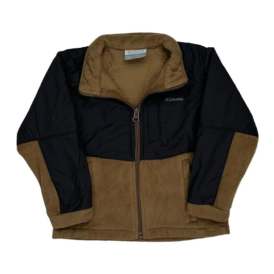 Age 3 Columbia Fleece Jacket - XS Black Polyester