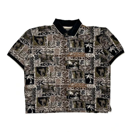 Knights Polo Shirt - Large Multicoloured Cotton