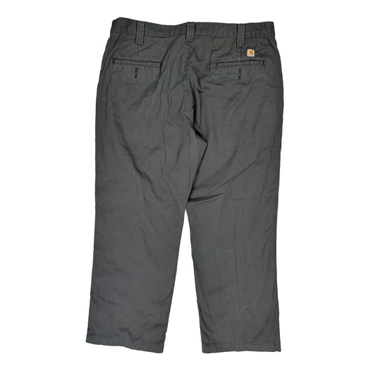 Carhartt Trousers - 38W 30L Grey Cotton Blend