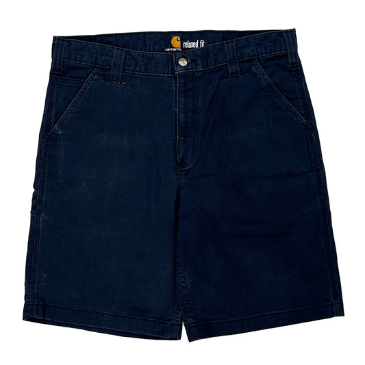 Carhartt Carpenter Shorts - 35W 10L Navy Cotton