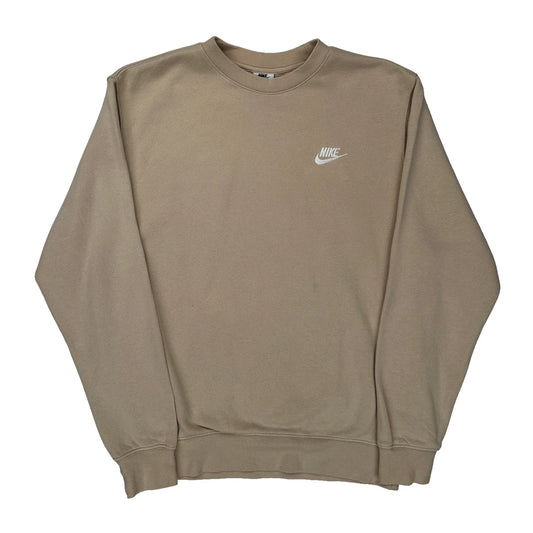 Nike Sweatshirt - Medium Beige Cotton