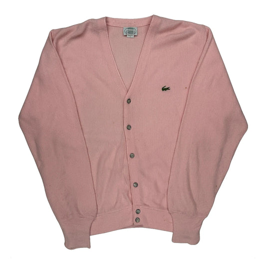Izod Cardigan - Large Pink Acrylic