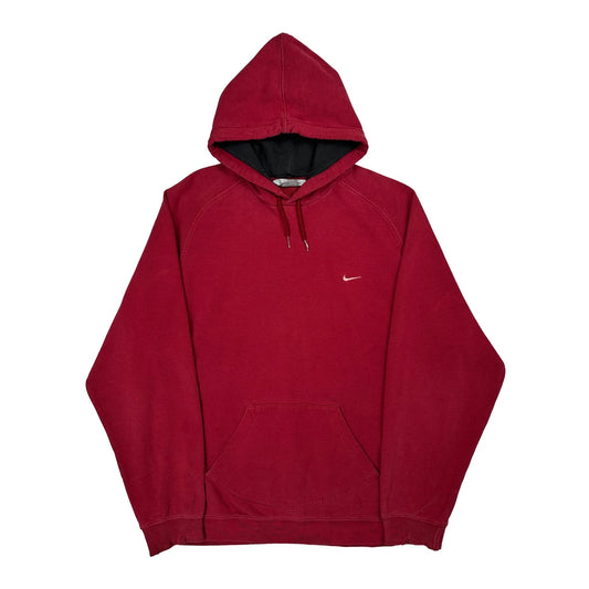 Nike Hoodie - 2XL Red Cotton