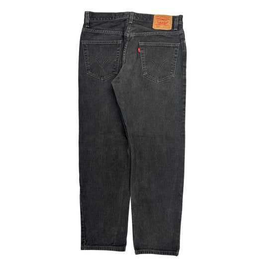 Levis Jeans - 33W 32L Black Cotton