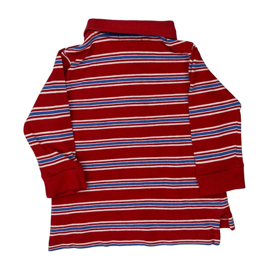 Age 24 Months Polo By Ralph Lauren Striped Jumper - 3XS Red Cotton
