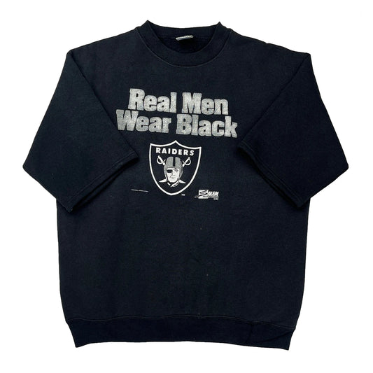 Raiders Salem Graphic Sweatshirt - Large Black Cotton Blend