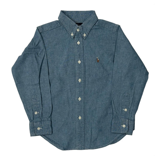 Age 3 Ralph Lauren Shirt - XS Blue Cotton
