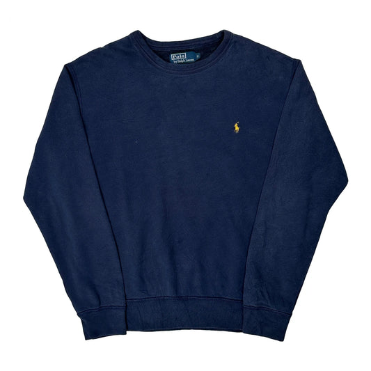 Polo By Ralph Lauren Sweatshirt - Small Navy Cotton