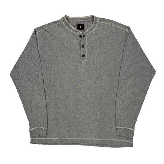Levis Long Sleeve T-Shirt - XL Gray Cotton