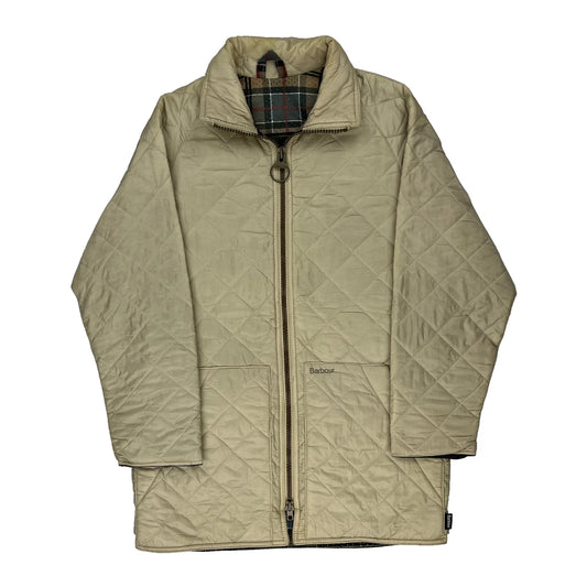Barbour Jacket - Small Beige Polyester