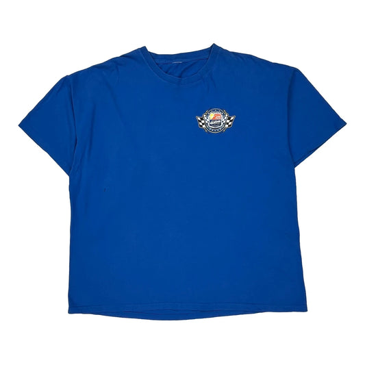 Federated Auto Parts 400 Nascar Nascar T-Shirt - XL Blue Cotton