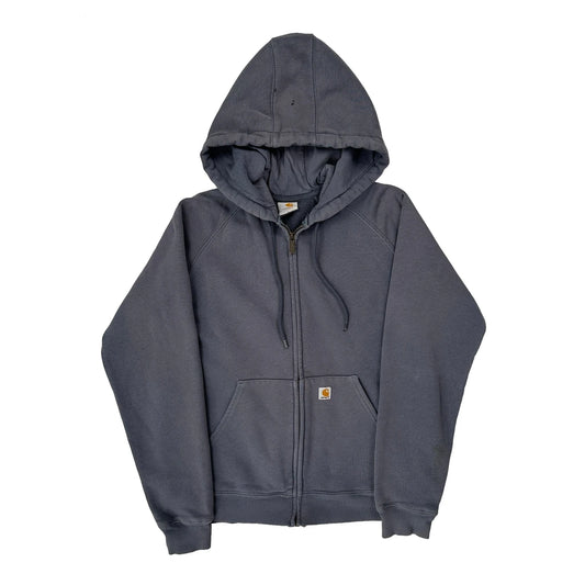Carhartt Hoodie - Small Grey Cotton Blend