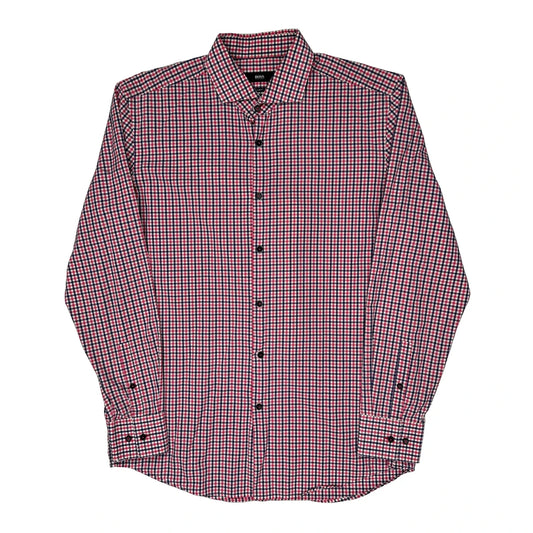 Hugo Boss Slim Fit Shirt - Large Multicoloured Cotton