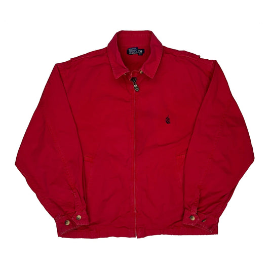 Nautica Harrington Jacket - Small Red Cotton
