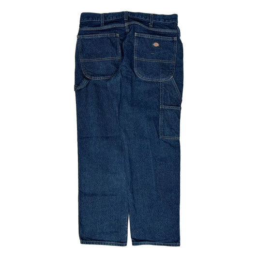 Vintage Dickies Carpenter Jeans - 34W 31L Dark Wash Cotton