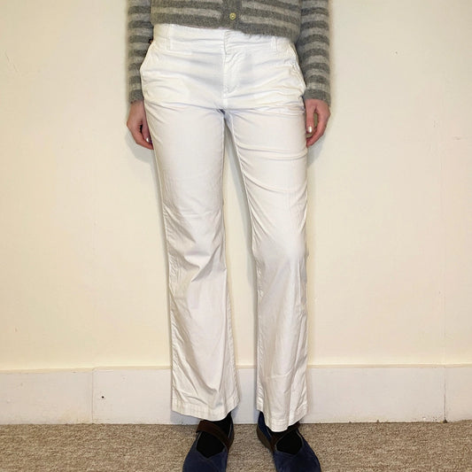 Vintage white Ralph Lauren Trousers - womens 28" waist
