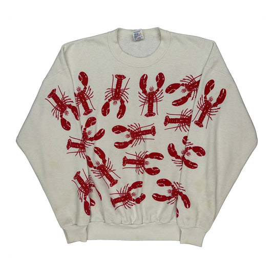 Jerzees Graphic Sweatshirt - XL Red Cotton