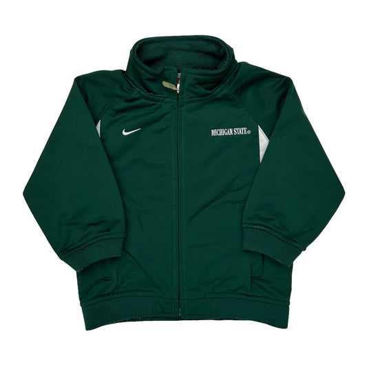 Age 18 Months Michigan State Nike Track Jacket - 2XS Green Polyester