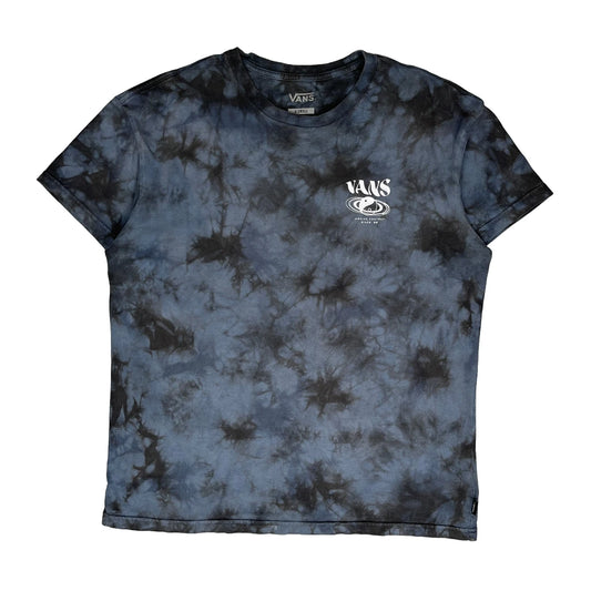 Vintage Ufo Graphic Vans Tie-Dye T-Shirt - XS Blue Cotton