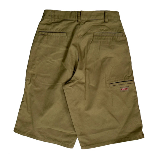 Dickies Chino Shorts - 28W 12L Khaki Cotton