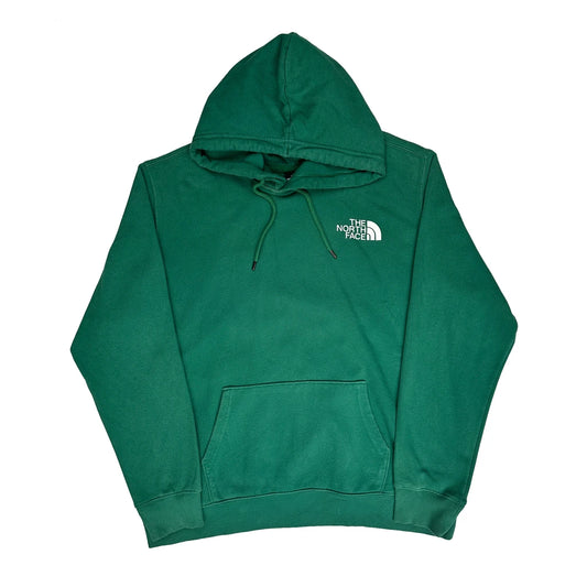 The North Face Hoodie - XL Green Cotton Blend