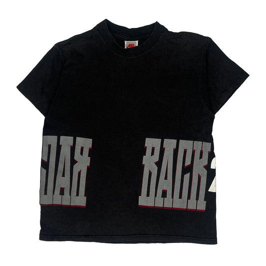 Vintage Age 10-12 1980S Michael Jordan Nike Jordan Pippen T-Shirt - Medium Black Cotton