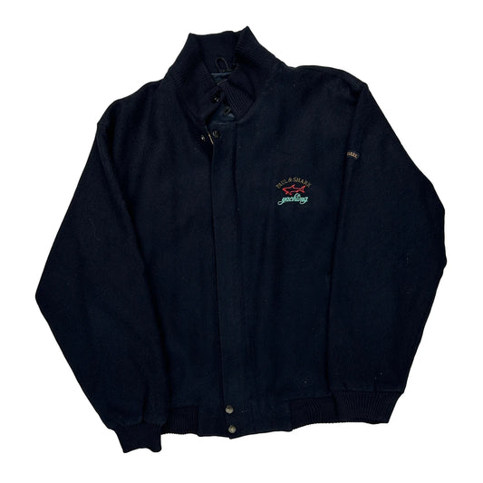 Paul & Shark Bomber Jacket - XL Navy Wool