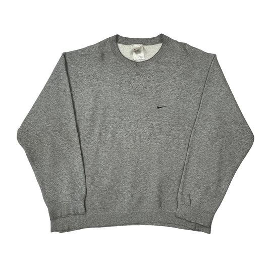 Nike Sweatshirt - XL Grey Cotton