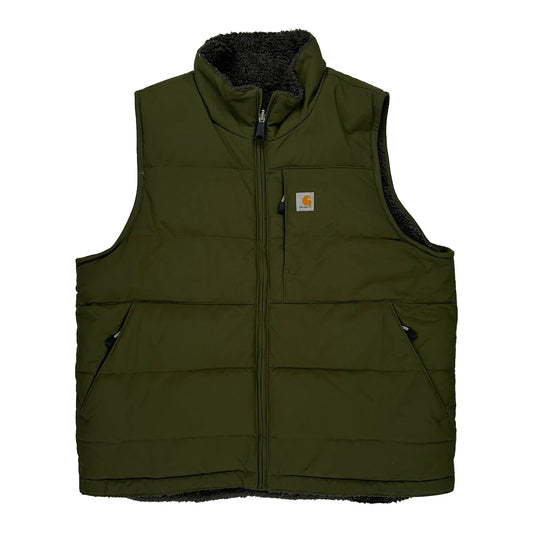 Carhartt Gilet - Large Green Nylon