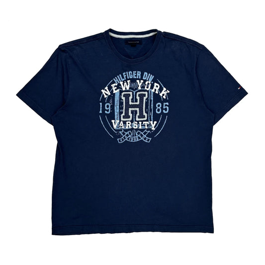 New York Tommy Hilfiger T-Shirt - XL Blue Cotton