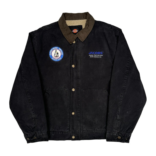Sherpa Lined Dickies Detroit Chore Jacket - XL Black Cotton
