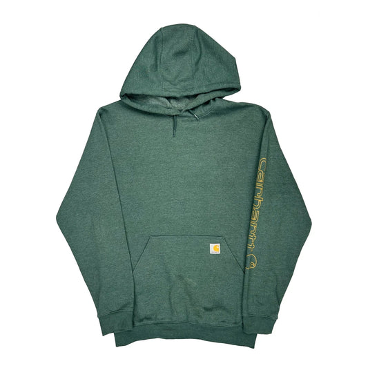 Carhartt Hoodie - XL Green Cotton Blend