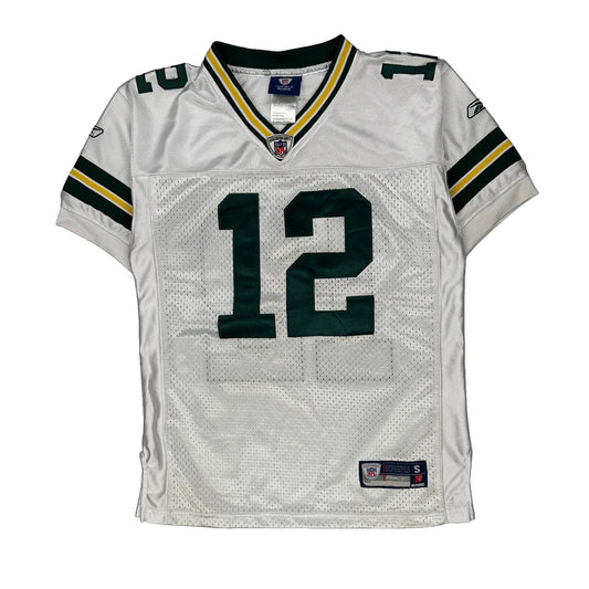 Green Bay Packers, Age 10-12 Reebok Nfl Football Jersey - Medium Green Polyester