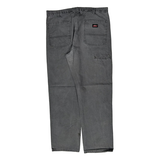 Vintage Dickies Carpenter Trousers - 36W 32L Grey Cotton