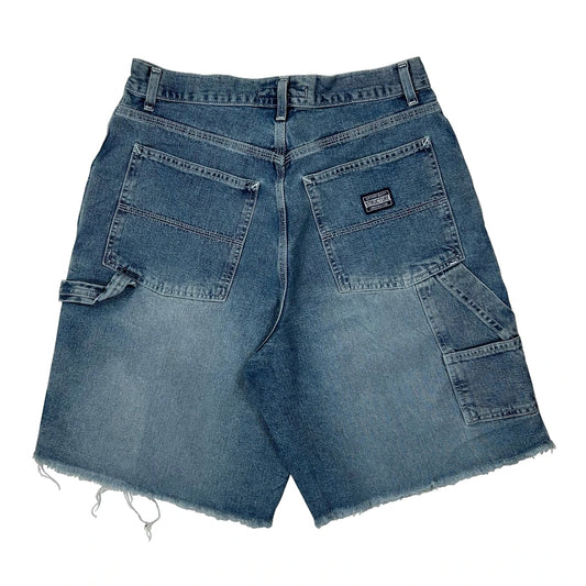 Structure Denim Shorts - 30W 10L Blue Cotton