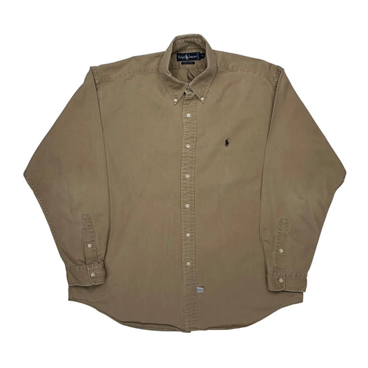 Ralph Lauren Shirt - XL Khaki Cotton