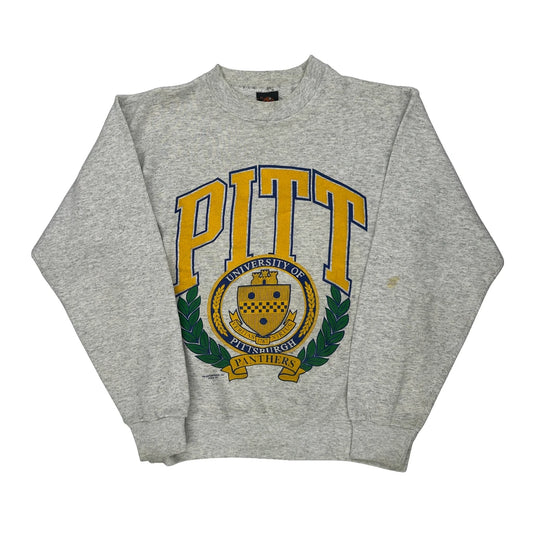 American Apparel College Sweatshirt - Medium Grey Polyester Blend