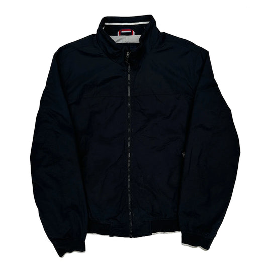 Tommy Hilfiger Spellout Windbreaker - Large Black Polyester