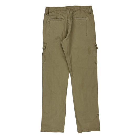 Wrangler Cargo Trousers - 32W 34L Khaki Cotton