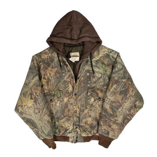 Red Head Camo Bomber Jacket - Large Camo Cotton