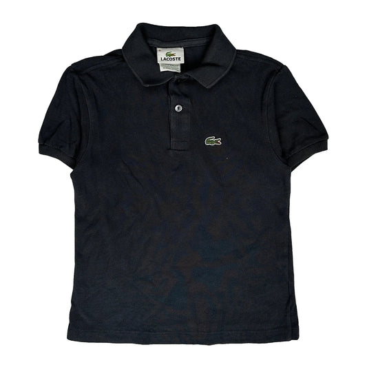 Age 8 Lacoste Polo Shirt - Medium Navy Cotton