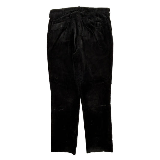 Unbranded Cord Trousers - 37″ Waist Black Corduroy