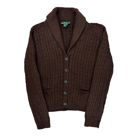 Ralph Lauren Cardigan - Medium Brown Cotton
