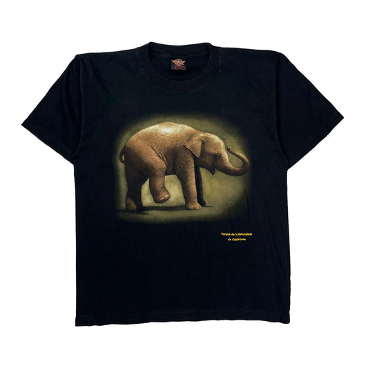 Parque De La Naturaleza De Cabárceno Rock Eagle Single Stitch T-Shirt - Large Black Cotton
