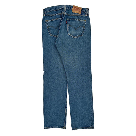 501 Levis Jeans - 32W 31L Blue Cotton