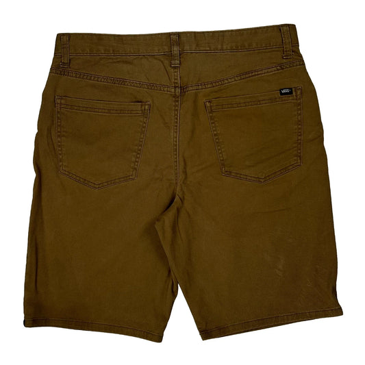 Vans Chino Shorts - 32W 11L Brown Cotton