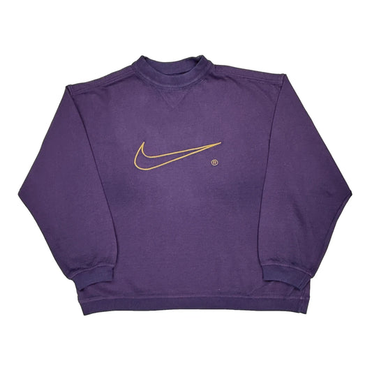 Nike Sweatshirt- 2XL Purple Cotton Blend