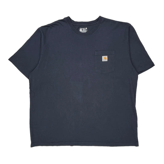 Carhartt T-Shirt - 2XL Navy Cotton