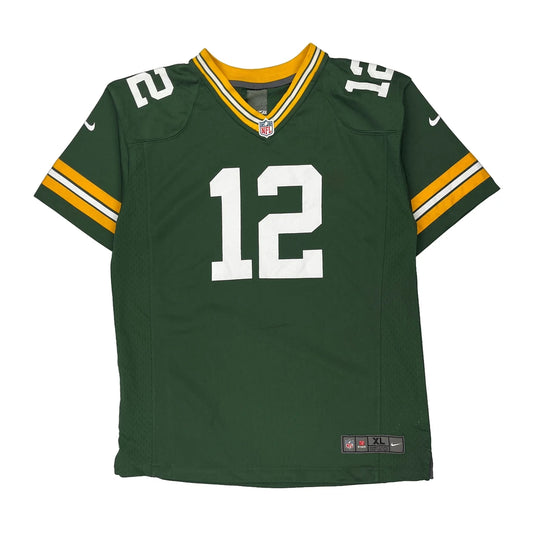 Aaron Rodgers Green Bay Packers Nike Nfl Jersey - XL Green Polyester